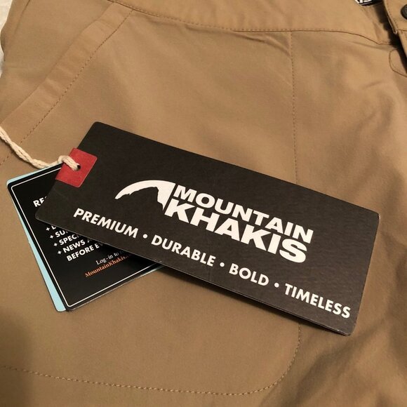 Mountain Khakis Trail Pants Women's 6 Stretch Cargo Classic Slim Fit Tan - Picture 3 of 10